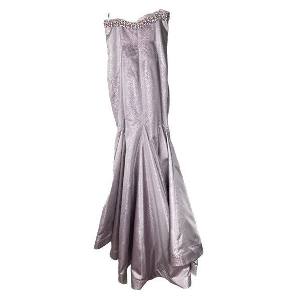 Mac‎ Duggal Evening Gown Strapless Backless Embellished 16 NWT Formal Wear Dress - Picture 9 of 9